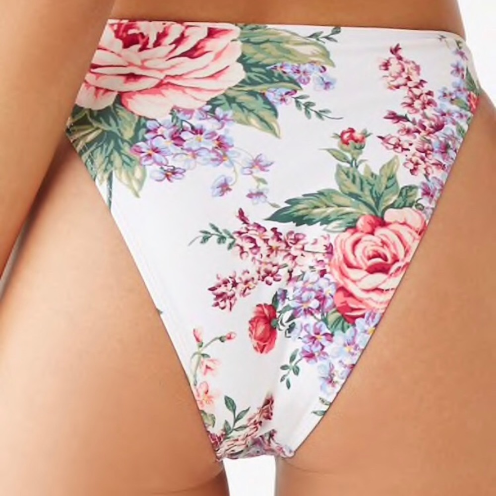 Floral High-Waisted Two Piece - Picture 4 of 4